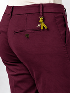 New York Slim pantalone chino donna in raso slim fit ①