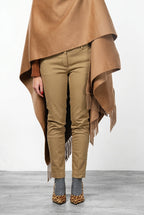New York Slim pantalone chino donna in raso slim fit ①