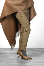 New York Slim pantalone chino donna in raso slim fit ①