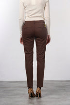 New York Slim women’s chino pants in satin with slim fit ①
