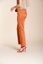 New York Trumpet pantalone chino donna in raso stretch slim fit