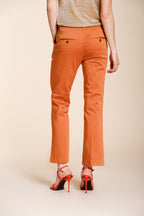 New York Trumpet pantalone chino donna in raso stretch slim fit