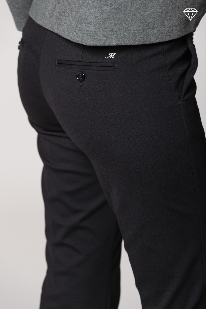 New York Trumpet pantalón chino mujer en jersey técnico slim fit ①