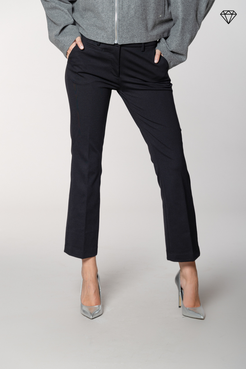 New York Trumpet pantalón chino mujer en jersey técnico slim fit ①
