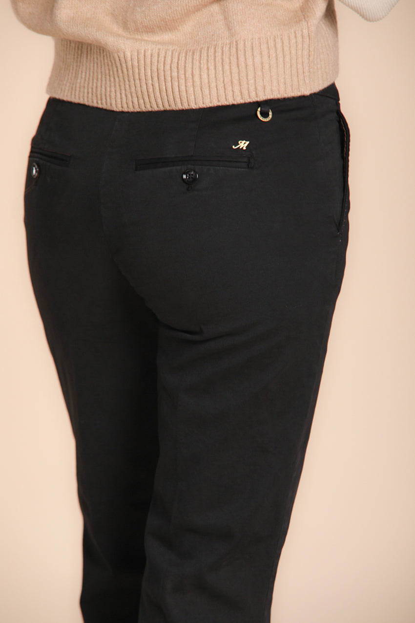 New York Trumpet pantalón chino mujer en gabardina slim fit