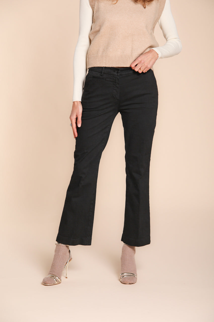 New York Trumpet pantalón chino mujer en gabardina slim fit