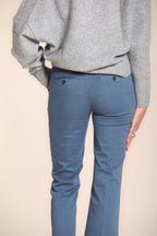 New York Trumpet pantalón chino mujer en gabardina slim fit