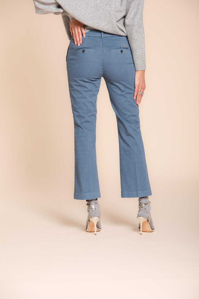 New York Trumpet pantalón chino mujer en gabardina slim fit