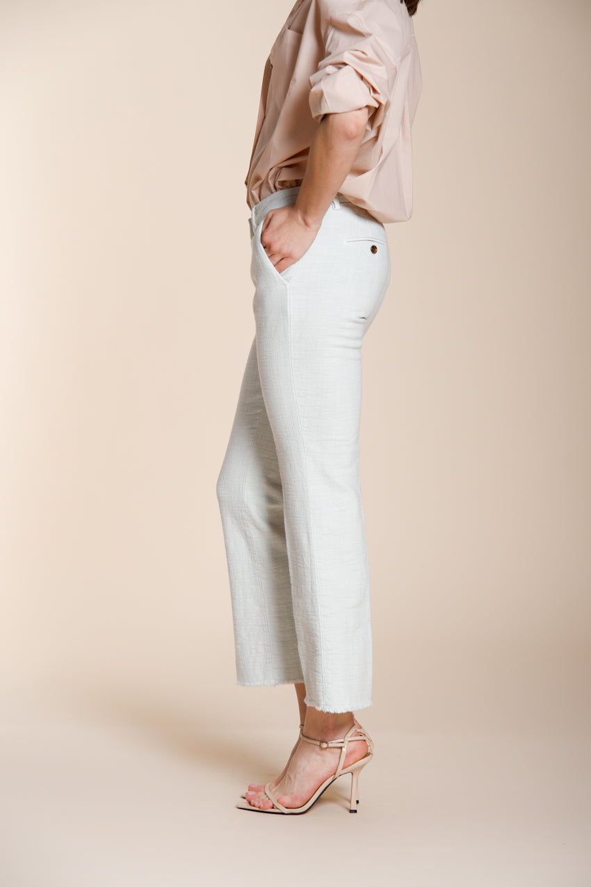 New York Trumpet pantalon chino femme en natté slim fit