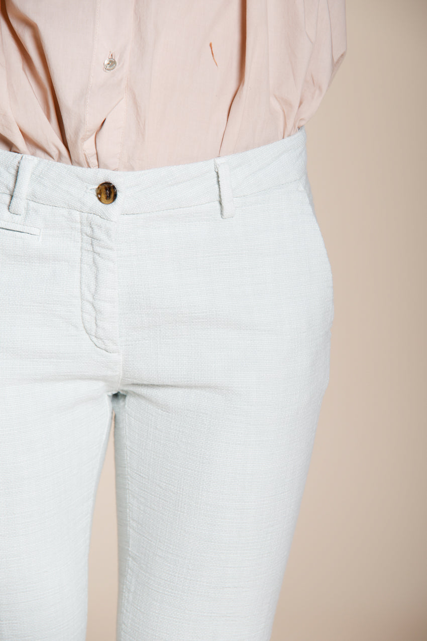 New York Trumpet pantalon chino femme en natté slim fit