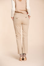 Foto 5 New York Trumpet pantalone chino donna in gabardina slim fit
