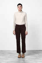 New York Trumpet pantalone chino donna in gabardina slim fit ①