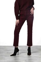 New York Trumpet pantalon chino femme en gabardine slim fit ①