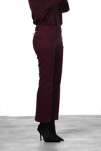 New York Trumpet pantalon chino femme en gabardine slim fit ①