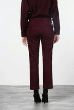 New York Trumpet pantalon chino femme en gabardine slim fit ①
