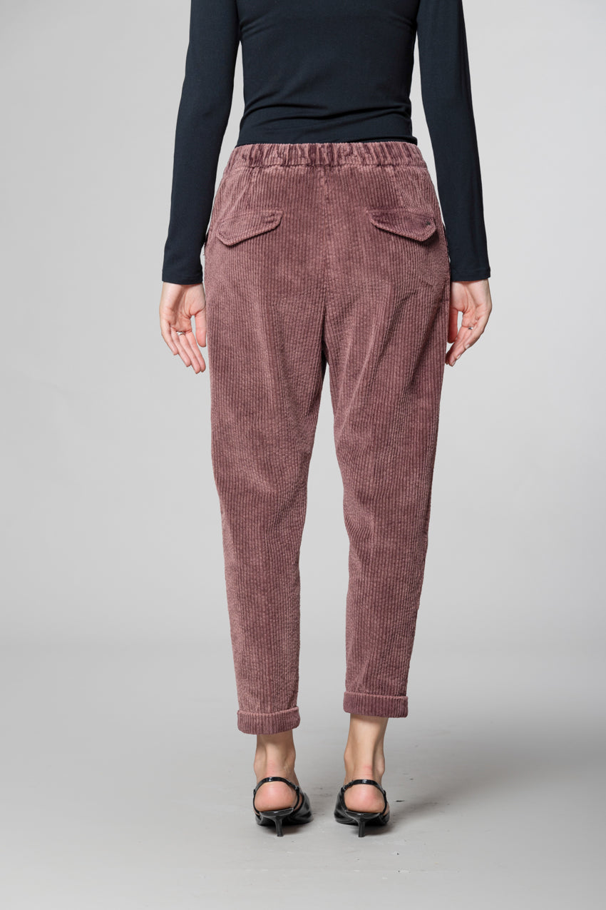 Malibu Jogger City women’s chino trousers in corduroy relaxed fit