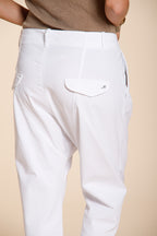 Malibu Jogger pantalón chino mujer en gabardina carrot fit