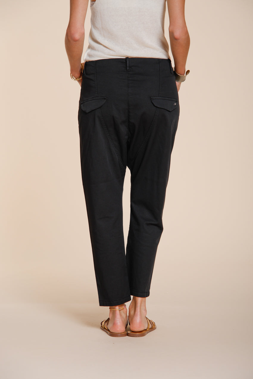 Malibu Jogger pantalon chino femme en gabardine carrot fit