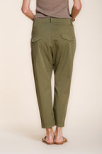 Malibu Jogger pantalón chino mujer en gabardina carrot fit