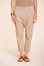 Malibu Jogger Hose Chino Damen aus Gabardine carrot fit