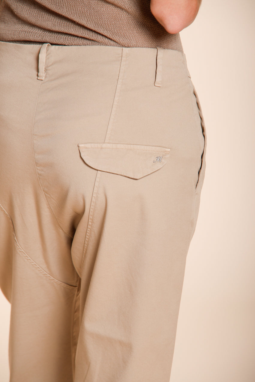 Malibu Jogger Hose Chino Damen aus Gabardine carrot fit
