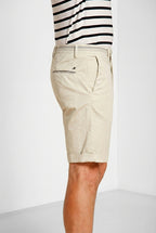 Torino City men's chino bermuda in stretch gabardine regular fit