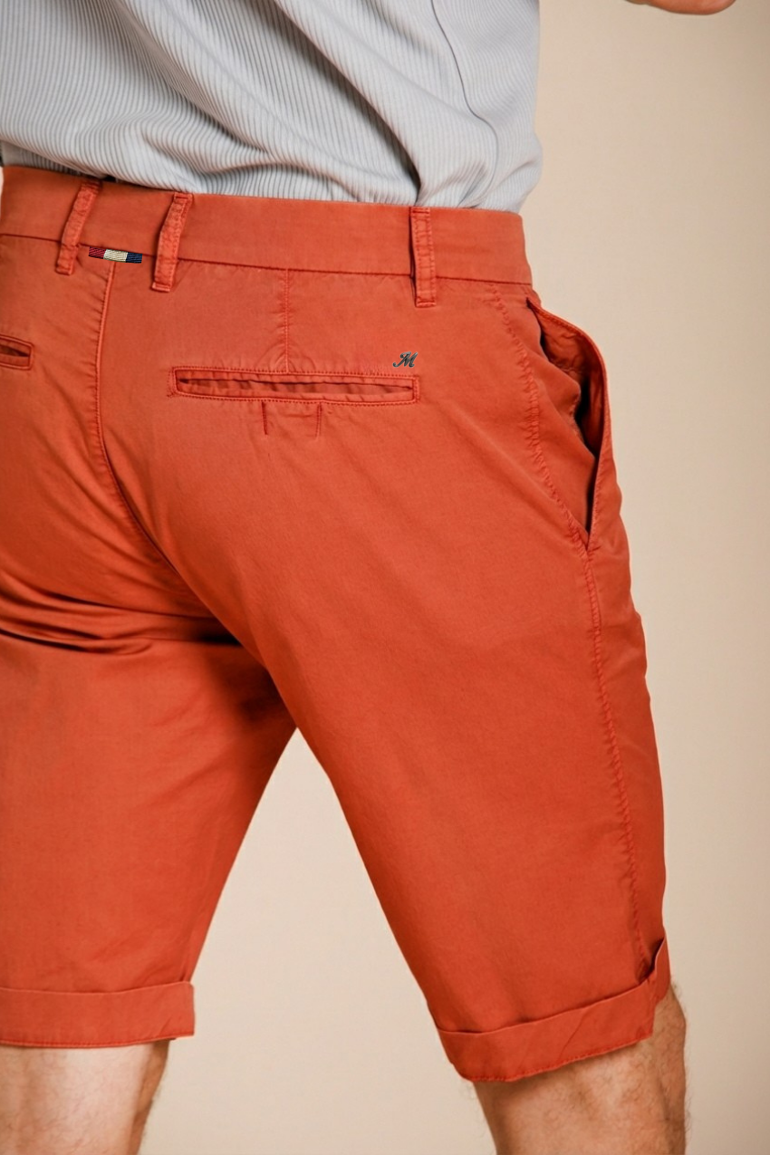 London bermuda chino hombre en gabardina stretch regular fit ①