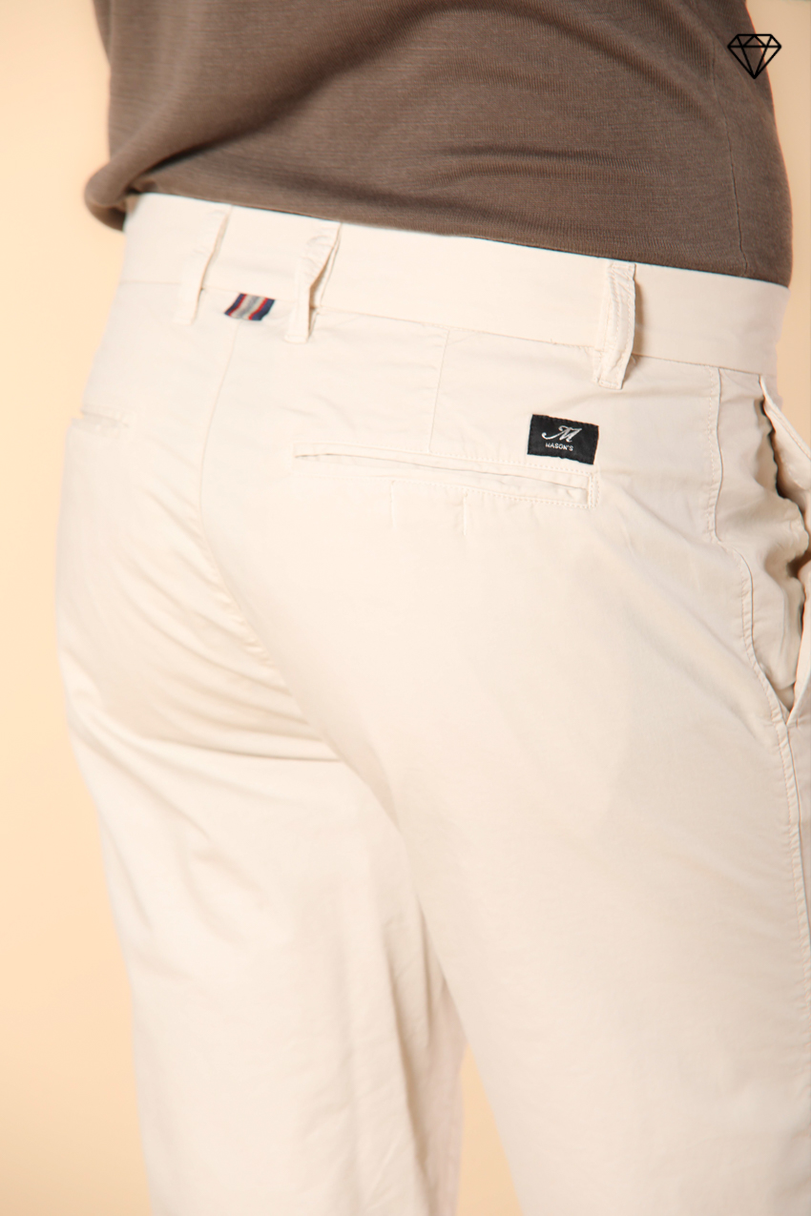 London bermuda chino hombre en algodón pima regular fit ①