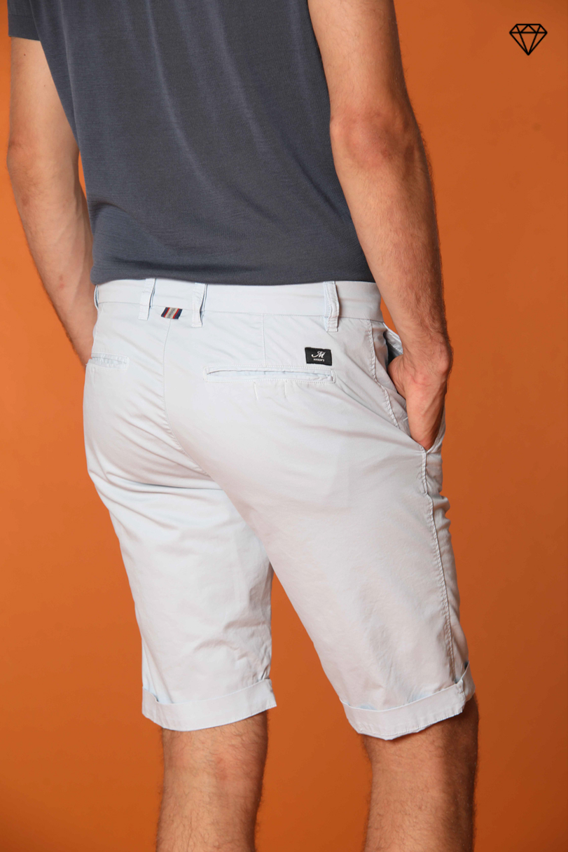 London bermuda chino hombre en algodón pima regular fit ①