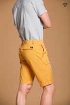 London bermuda chino hombre en algodón pima regular fit ①