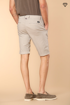 London bermuda chino hombre en algodón pima regular fit ①