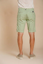 London bermuda chino uomo in gabardina stretch regular fit ①