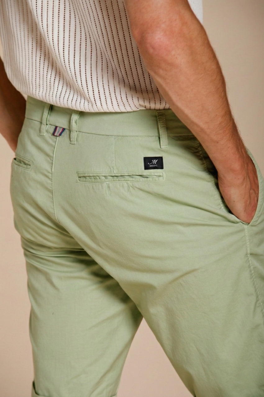 London bermuda chino uomo in gabardina stretch regular fit ①