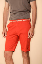 London Summer bermuda chino hombre en satén stretch regular fit