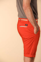 London Summer bermuda chino hombre en satén stretch regular fit