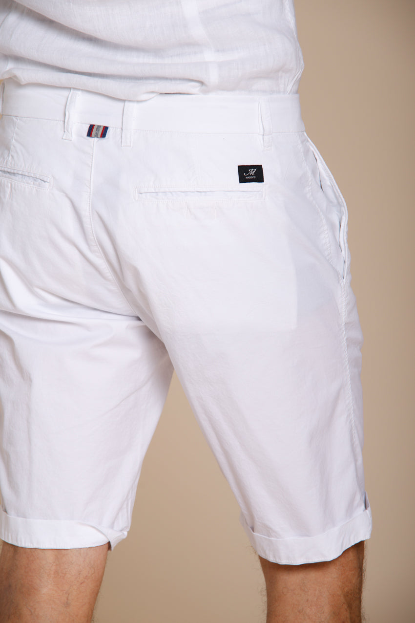 London bermuda chino uomo in gabardina stretch regular fit ①