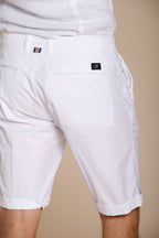 London bermuda chino uomo in gabardina stretch regular fit ①