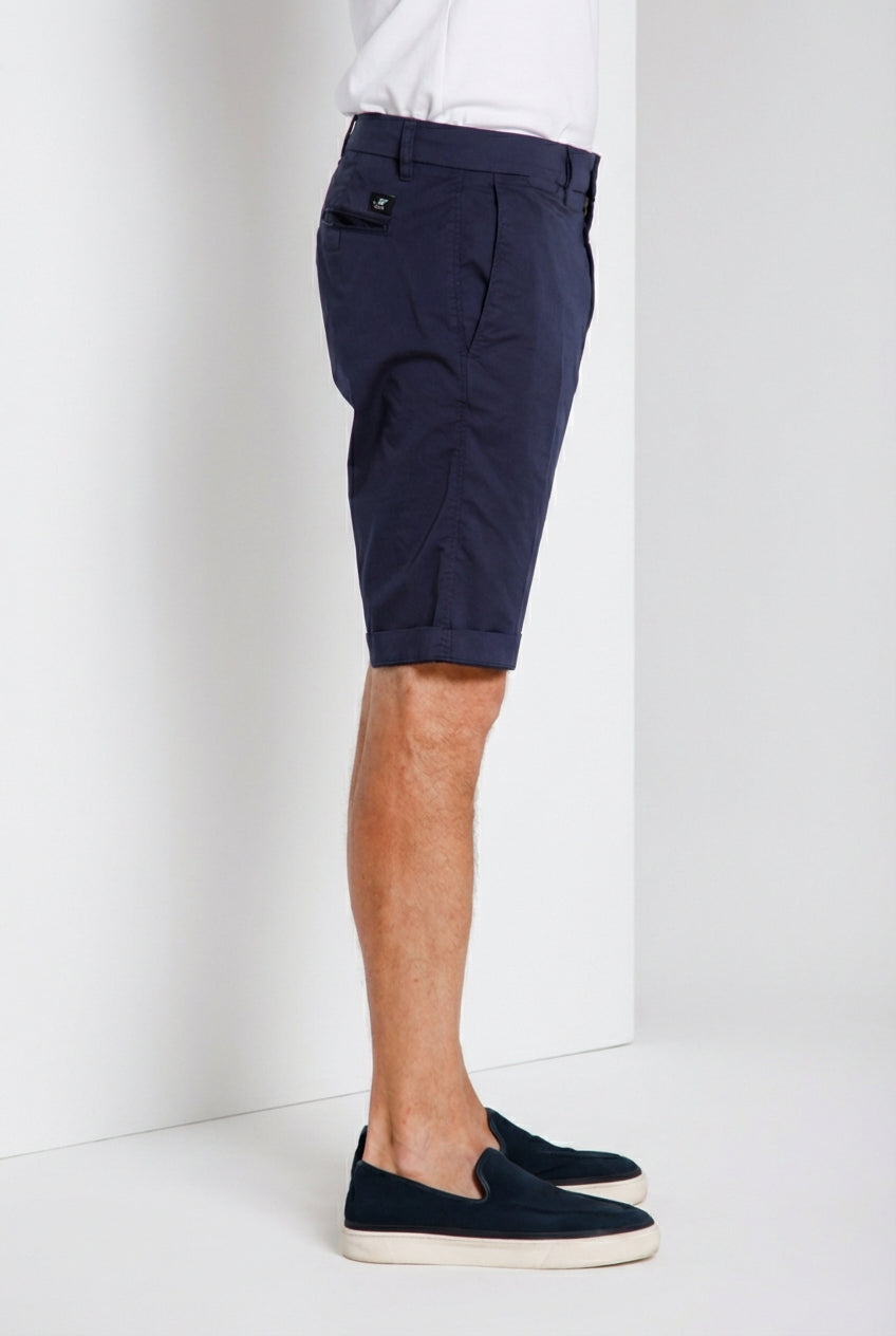 London bermuda chino homme en gabardine stretch regular fit ①