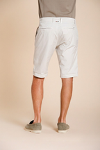 London bermuda chino uomo in gabardina stretch regular fit ①