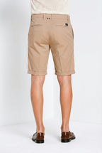 London bermuda chino hombre en gabardina stretch regular fit ①