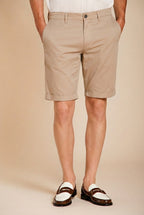 London bermuda chino homme en gabardine stretch regular fit ①