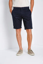 London bermuda chino homme en gabardine stretch regular fit ①