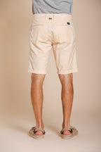 London men's chino bermuda in stretch gabardine regular fit ①