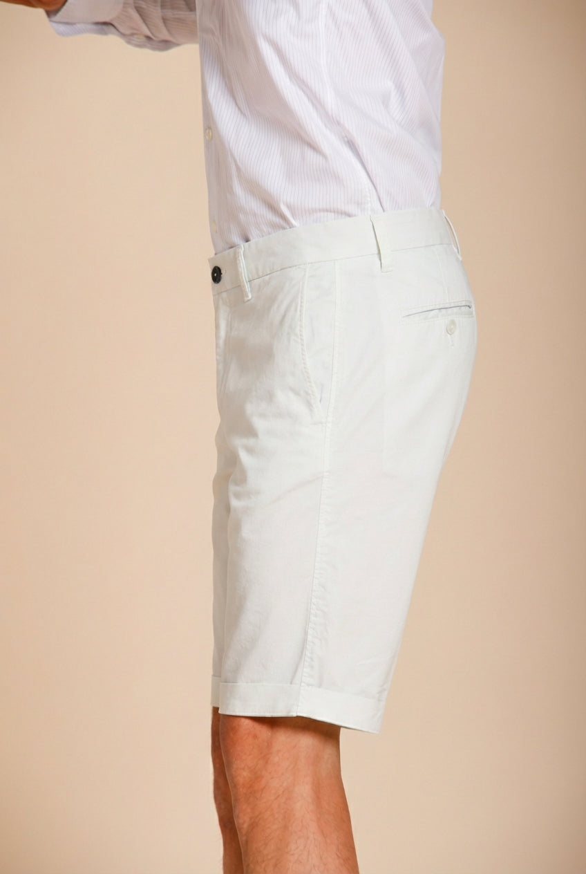 London bermuda chino homme en gabardine stretch regular fit ①