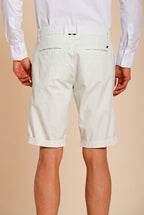 London bermuda chino homme en gabardine stretch regular fit ①