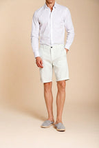 London Herren Chino Bermuda aus Stretch Gabardine regular fit ①