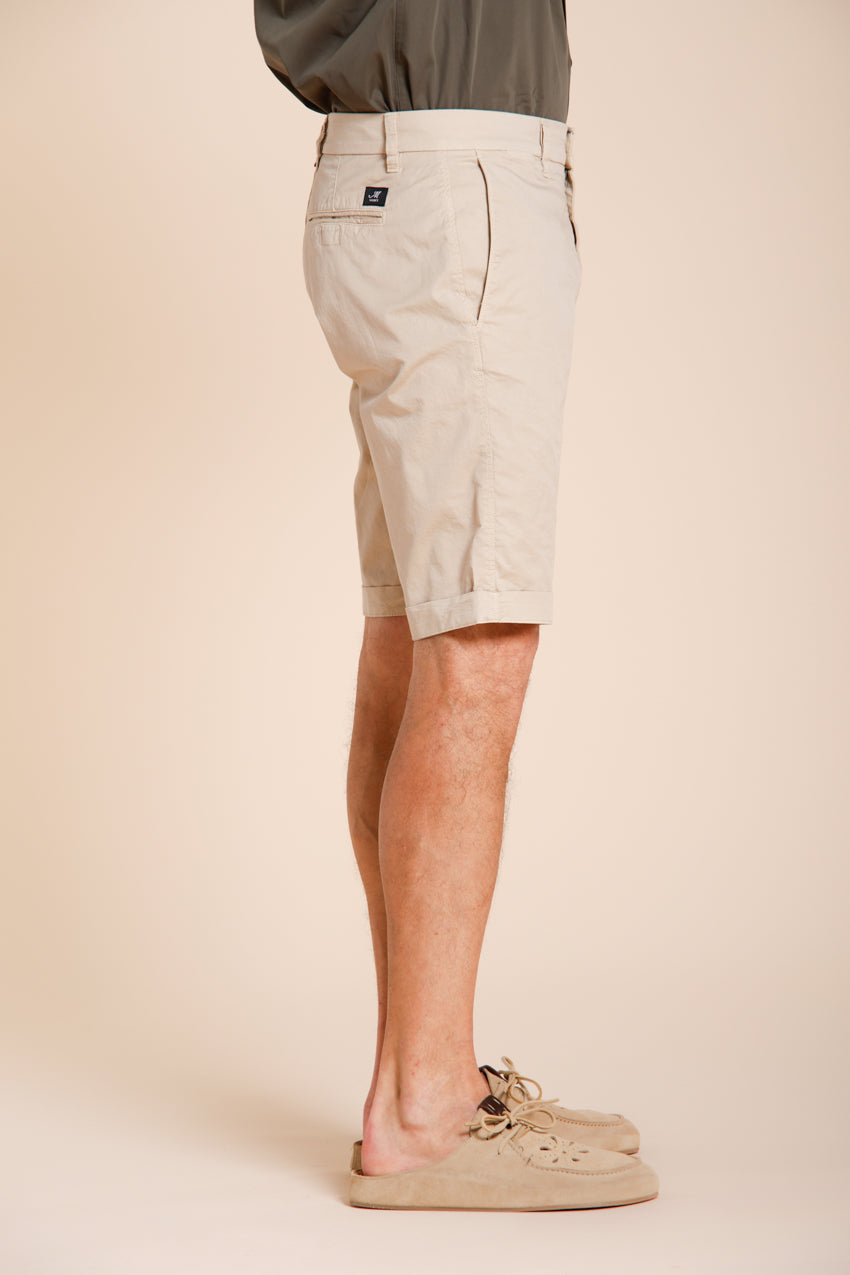 London bermuda chino homme en gabardine stretch regular fit ①