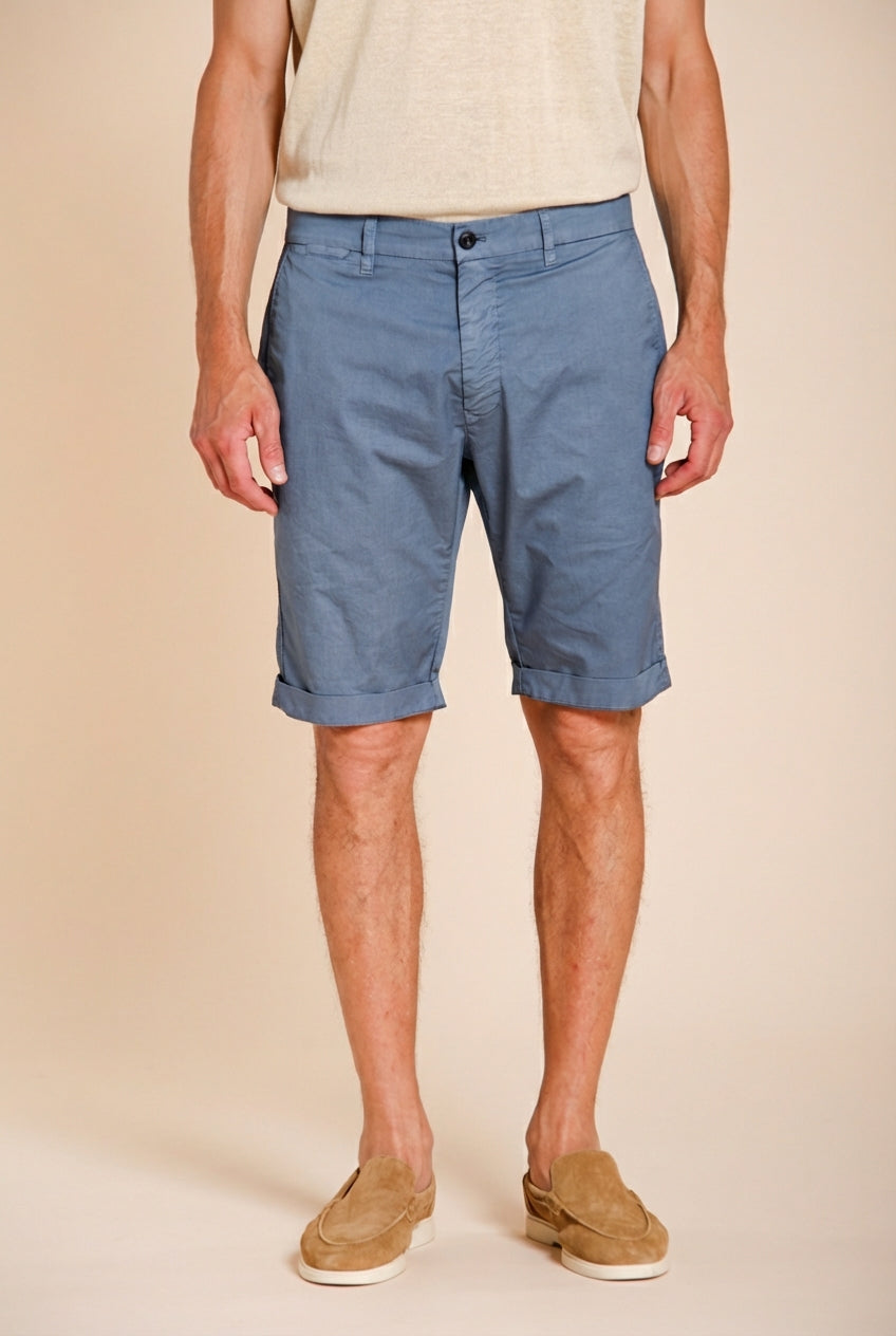 London bermuda chino homme en gabardine stretch regular fit ①