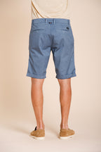 London bermuda chino uomo in gabardina stretch regular fit ①