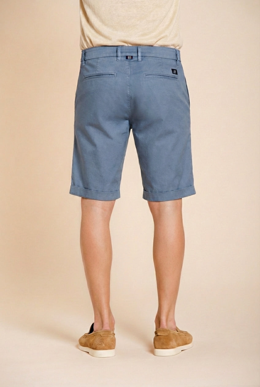 London bermuda chino hombre en gabardina stretch regular fit ①